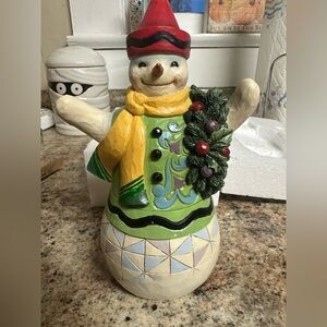 Jim Shore Color Me Merry - Crayola Snowman 6009134